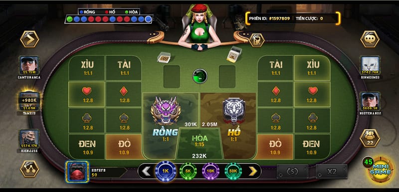 Chơi game bài B52