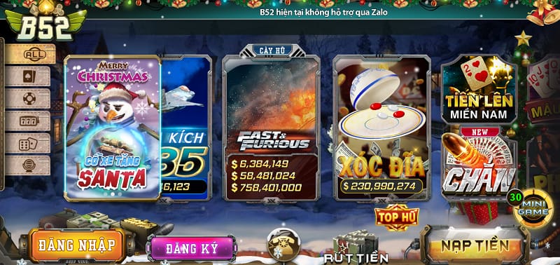 Cổng game xóc đĩa trên B52 Club
