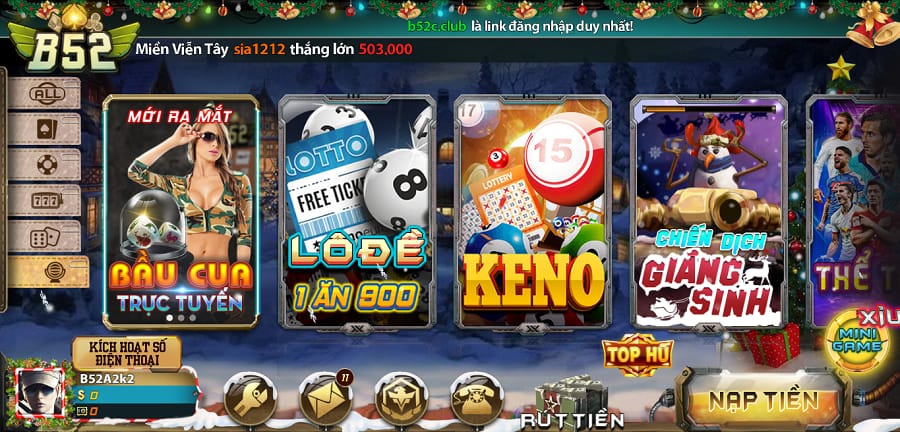 Chơi lô đề online trên B52 Club