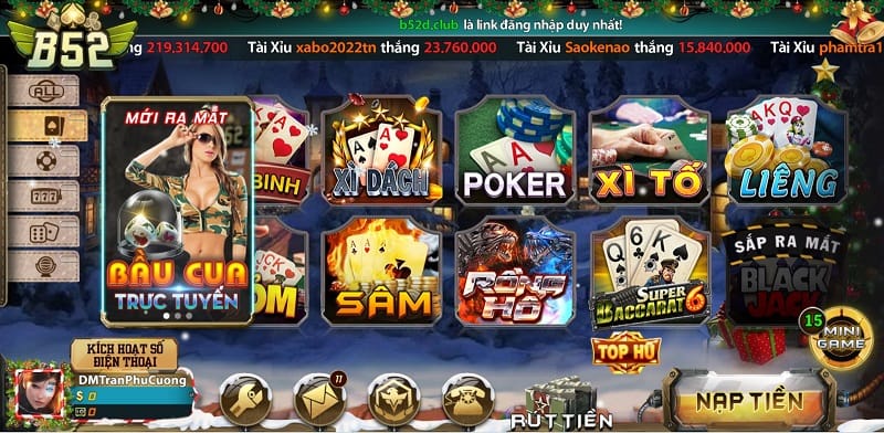 Cổng game B52 Club uy tín chất, lượng quốc tế