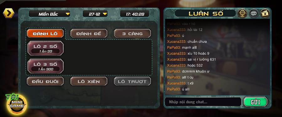 Sảnh lô đề online trên B52 Club